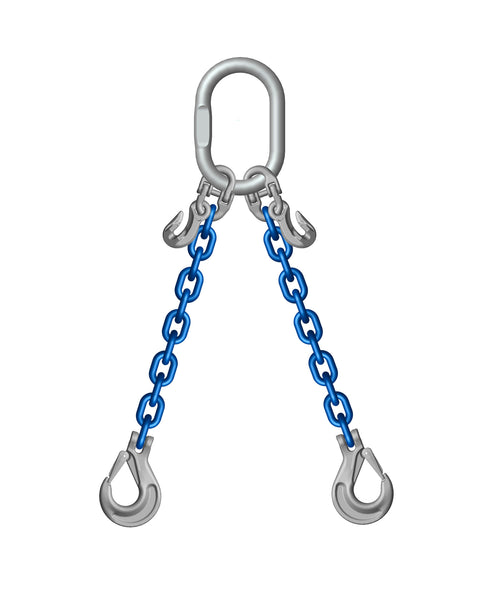 Grade 10 2 Leg 7mm Chain Slings 2.65 Tonne