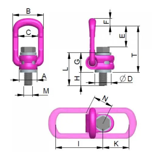 RUD VLBG-Z Load Ring, UNC Thread RUD 