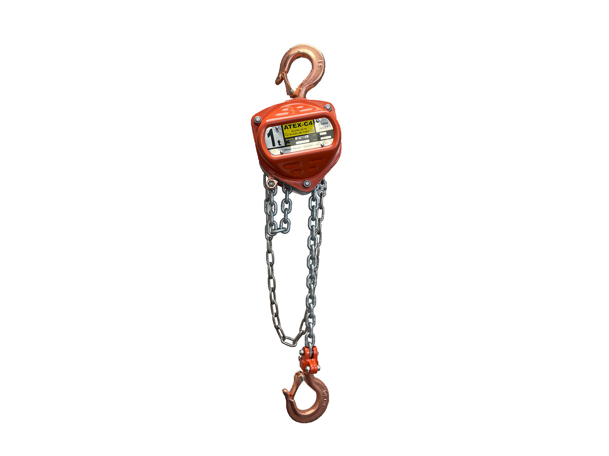 William Hackett ATEX-C4 500kg-5te Chain Hoist with Stainless Steel Hand Chain William Hackett 