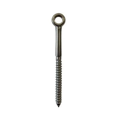 Stainless Steel Wood screw Eye Bolt with Small Eye Stainlok Stainless Steel Products 