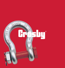 crosby brand logo on LES