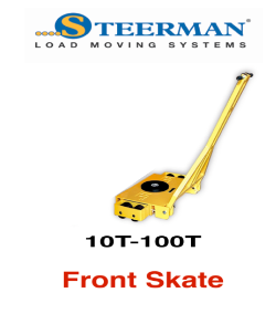Steerman Load Moving Systems Front Skate Only